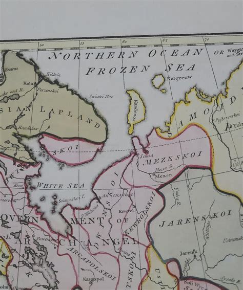 1790 Thomas Stackhouse Map, Entitled "Russia in Europe, " , Ric.a004
