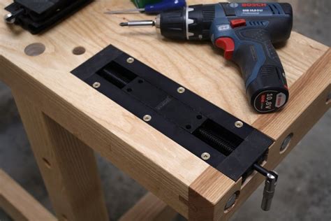 Woodworking Vice Installation, The Veritas Inset | Woodworking vice ...