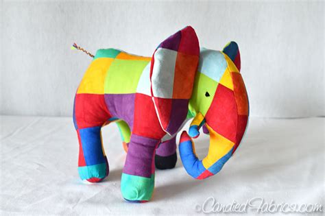 introducing elmer  hand dyed patchwork elephant candied fabrics
