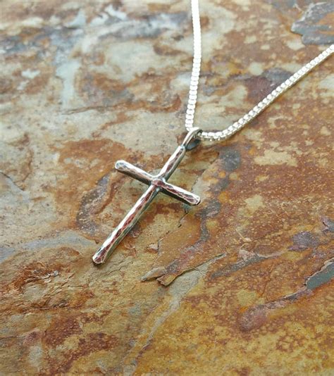 mens silver cross necklace    david frakes blog