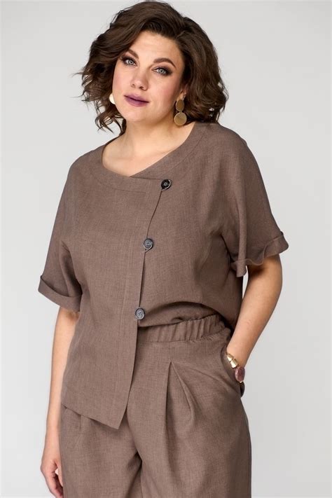 Брючный костюм Michel chic 1337 коричневый