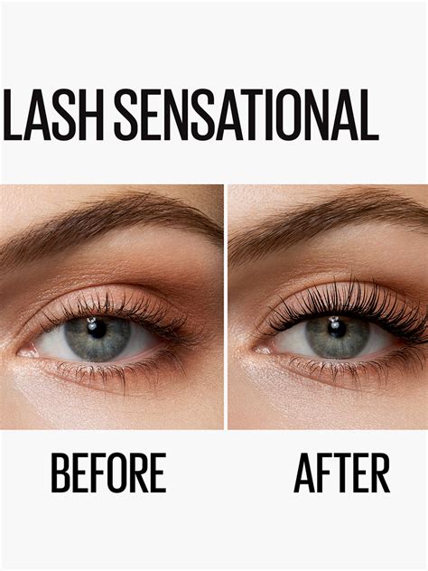 Rimel Maybelline NY Lash Sensational a Prueba de Agua Very Black | OJOS ...
