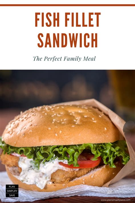 Fish Fillet Sandwich | Plan Simplify Save