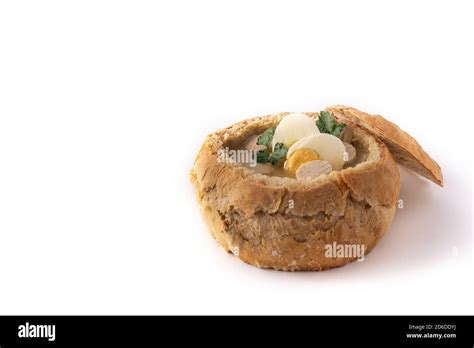 Zurek. Traditional Polish soup isolated on white background Stock Photo ...