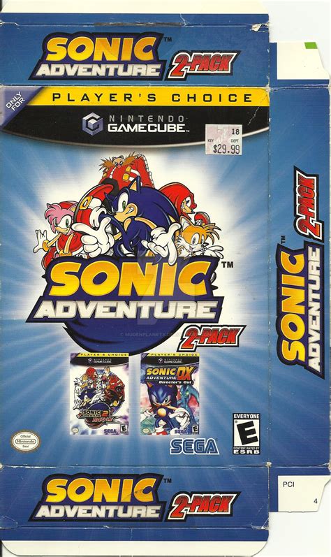 Sonic Adventure 2-Pack Gamecube by MugenPlanetX on DeviantArt