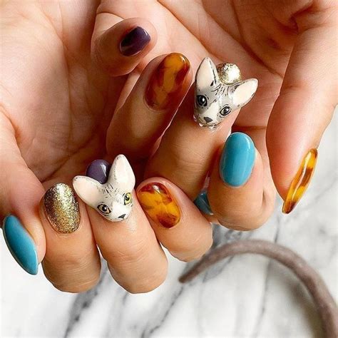 指先に存在を感じていたいから！ インスタでみつけた猫ネイル♪｜ねこのきもちWEB MAGAZINE