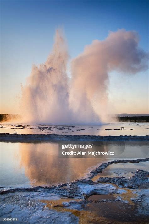 Geyser Yellowstone National Park High-Res Stock Photo - Getty Images