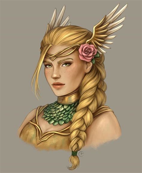 Aasimar by Carmen | Character portraits, Aasimar, Concept art characters