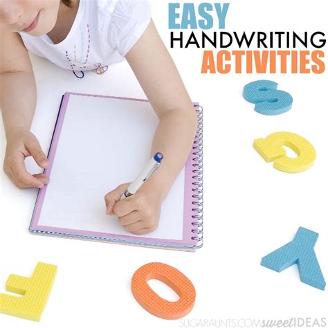 Easy Handwriting Activities | The OT Toolbox