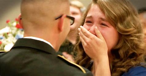 Military Dad Surprises Daughter At School Ceremony And PRICELESS Reaction!