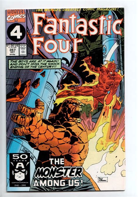 Fantastic Four #357 - Alicia Masters (1st App as Lyja) (Marvel, 1991 ...