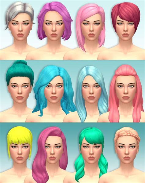 Sims 4 cc hair recolors - applicationptu