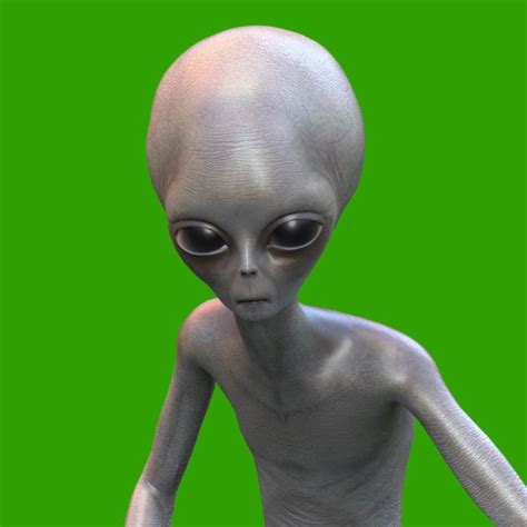gray alien  animation pixelboom