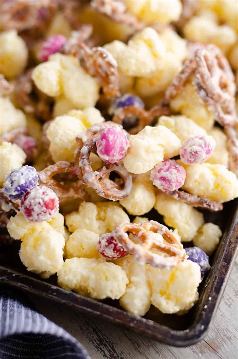 Sweet and Salty Puffcorn Snack Mix - 15 Minute Recipe