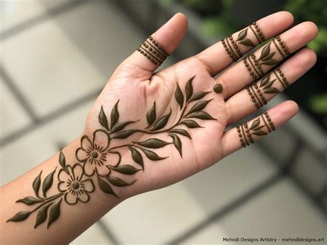 beautiful mehndi designs  hands front   simple
