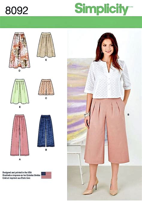 Culottes Free Pattern - Pattern Tips Archive