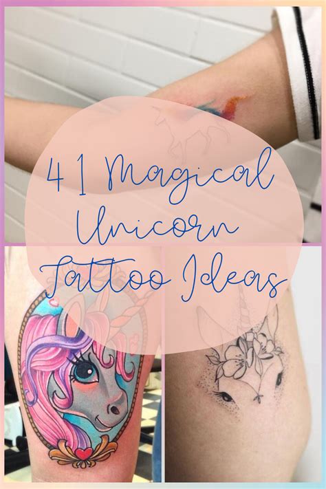 41 Magical Unicorn Tattoo Ideas - Tattoo Glee