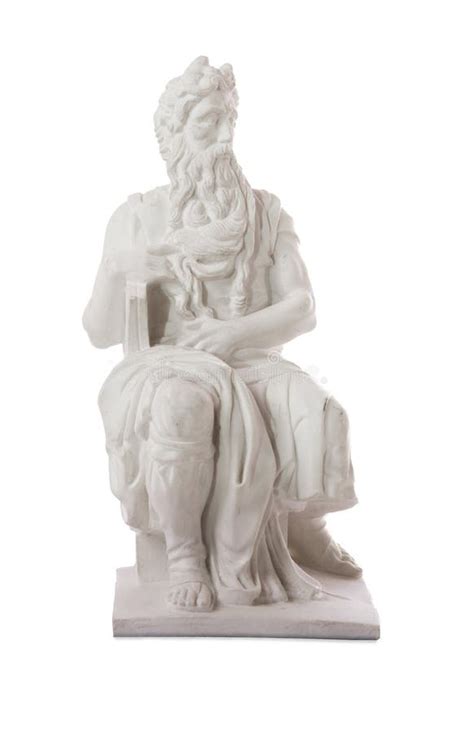 Michelangelo Moses Sculpture, Very Popular As Rome Souvenir Stock Photo ...