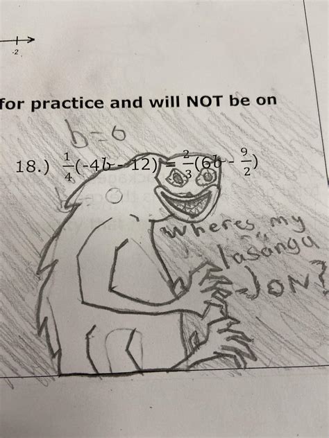 Drew on my math homework : r/memes