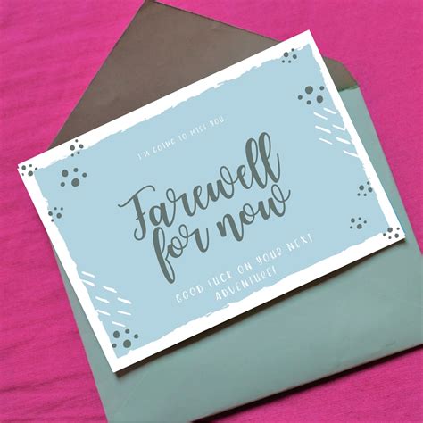 54 Standard Farewell Card Template A4 For Free With F - vrogue.co