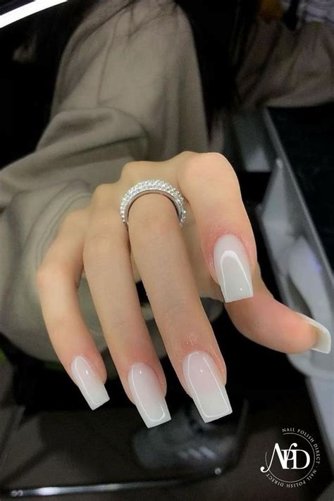 white gel nail polish stylish nails white gel nails gel nails
