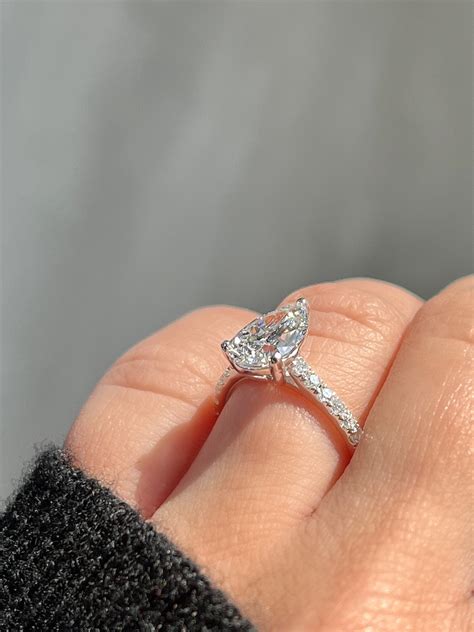 Pear Engagement Rings | Happy Jewelers