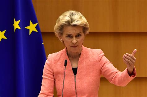 Ursula Von Der Leyen Speech - European Commission President Elect Ursula Von Der Leyen Presents ...