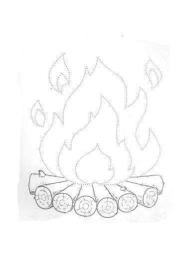 Desenhos de Fogueira para colorir, pintar, imprimir - Desenhos de festa ...