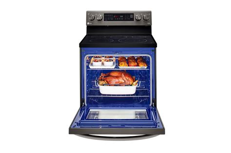 LG 6.3 cu ft. Smart Wi-Fi Enabled True Convection InstaView® Electric Range with Air Fry ...