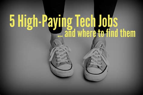 5 High-Paying Tech Jobs and Where to Find Them