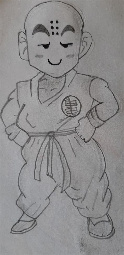 Krillin | Art, Female sketch, Krillin