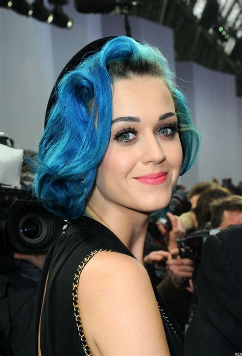 Katy Perry With Light Blue Hair