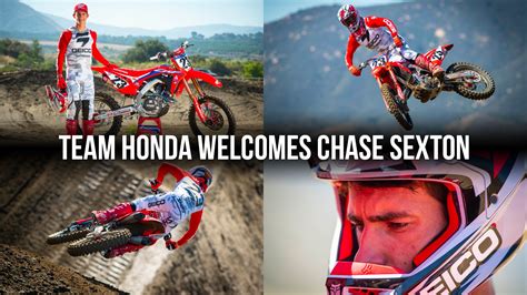 Team Honda HRC Welcomes Chase Sexton - Motocross Press Releases - Vital MX