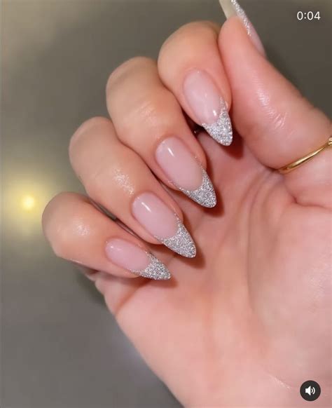 Elegant Winter White French Tip Nails