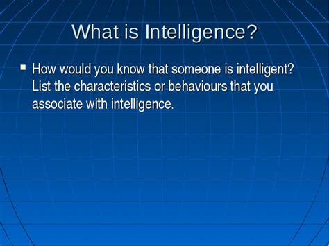 theories  intelligence   intelligence