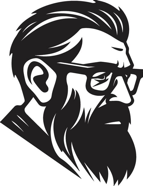 Retro Old Man Cartoon Design Vintage Style Elderly Gentleman 34092197