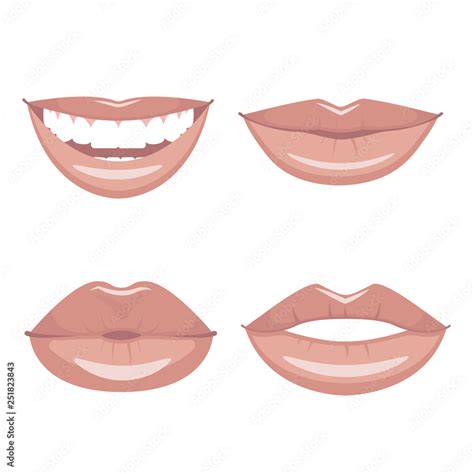 Lips Smiling Drawing | Lipstutorial.org