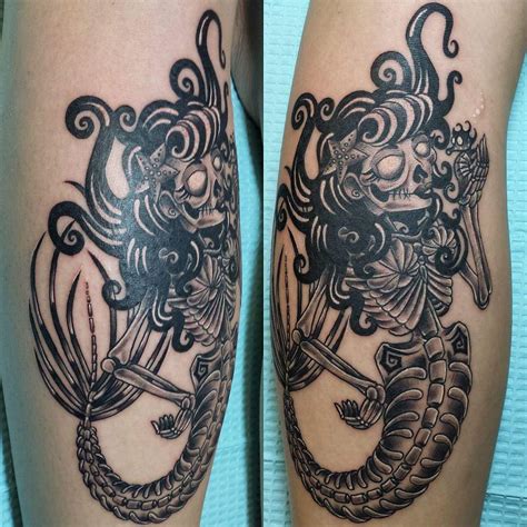 Skeleton Mermaid I tattooed ! : r/tattoo