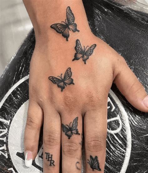 Amazing Butterfly Hand Tattoos For Men And Women