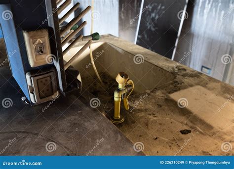 science lab caused  fire stock image image  chemist danger