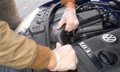 Замена воздушного фильтра VW Passat B5