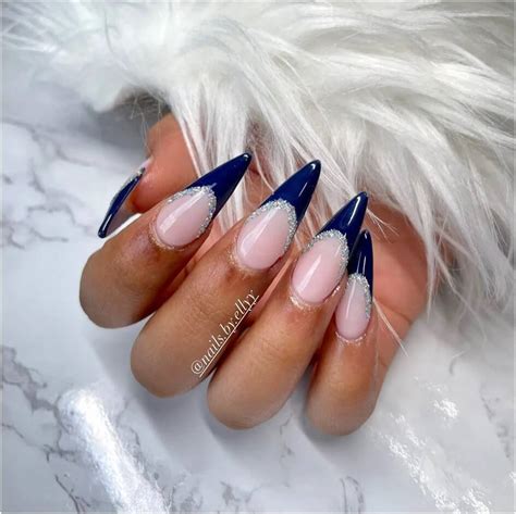 40 Royal Blue Nails Ideas you should try this year