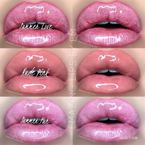 The new Senegence Coastal Collection Of LipSense Colors Summer Love