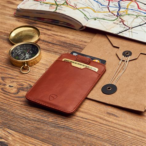 Chelsea RFID-Blocking Wallet // Cognac - Vaultskin Wallets - Touch of