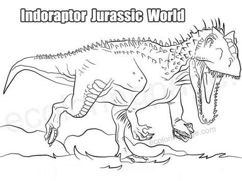 indoraptor-jurassic-world-coloring-page | Dinosaur coloring pages, Dinosaur pictures, Cartoon ...