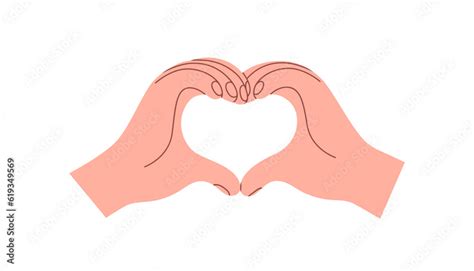 heart shaped  hands fingers forming making love symbol liking