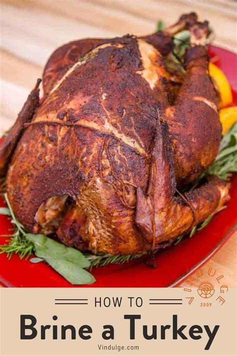 Easy Turkey Brine Recipe - How to Brine a Turkey - Vindulge