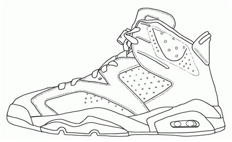 Free Jordan Shoe Coloring Pages, Download Free Jordan Shoe Coloring ...