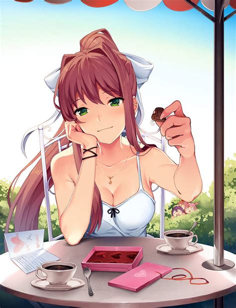 Monika DDLC Phone Wallpapers - Wallpaper Cave