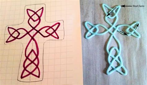 Celtic Cross Sketch at PaintingValley.com | Explore collection of ...